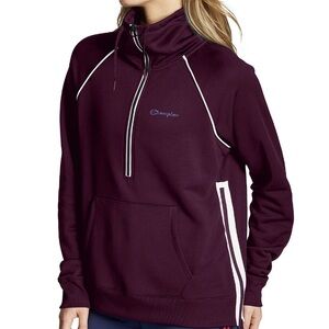 🦊 Champion Women's purple Half-Zip Sweatshirt 🦊
